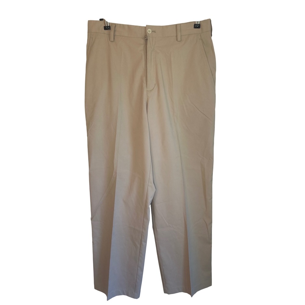 Nike Golf Mens Flat Front‎ Tech Pants Khaki Size 32